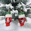 2/4Pcs Cartoon Red Plastic Christmas Ornaments, Xmas Tree Hanging Pendants, Holiday Decorations for Home, Bar, Shop, Wedding & Party