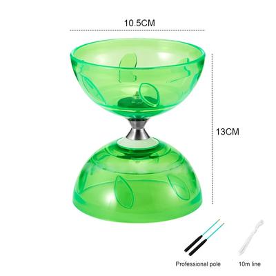 Portable Diabolo Chinese Yoyo Diabolo Set Portable Fitness Gear For Adults Kids Elderly Outdoor Indoor Toys Exercise
