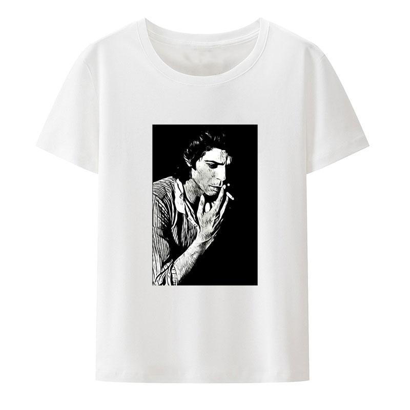 Camiseta Clásica Estampada Camarón De La Isla Retro Hombre Mujer Manga Corta Suelta Transpirable Camisetas Estilo Humor Moda Casual Tops