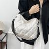 Yogodlns Simple Versatile Diamond Large Capacity Retro Handbag Women's Casual Soft Handle Crossbody Shoulder Bags