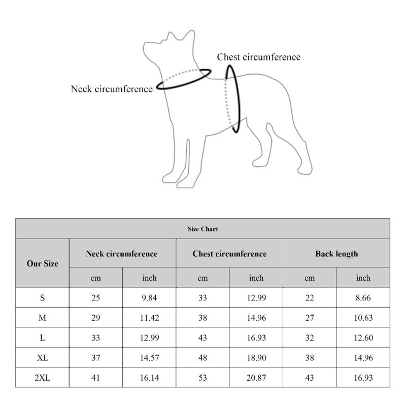 Padded Dog Jackets Reflective Dog Winter Coat Warm Comfortable Clothes