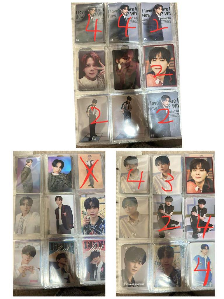 [USED] Individually sold INI Kyosuke Fujimaki trading cards