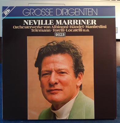 LP Record SIR NEVILLE MARRINER - Orchesterwerke Von Albinoni Händel  648100DT Grosse Dirigent Germany Classical Used