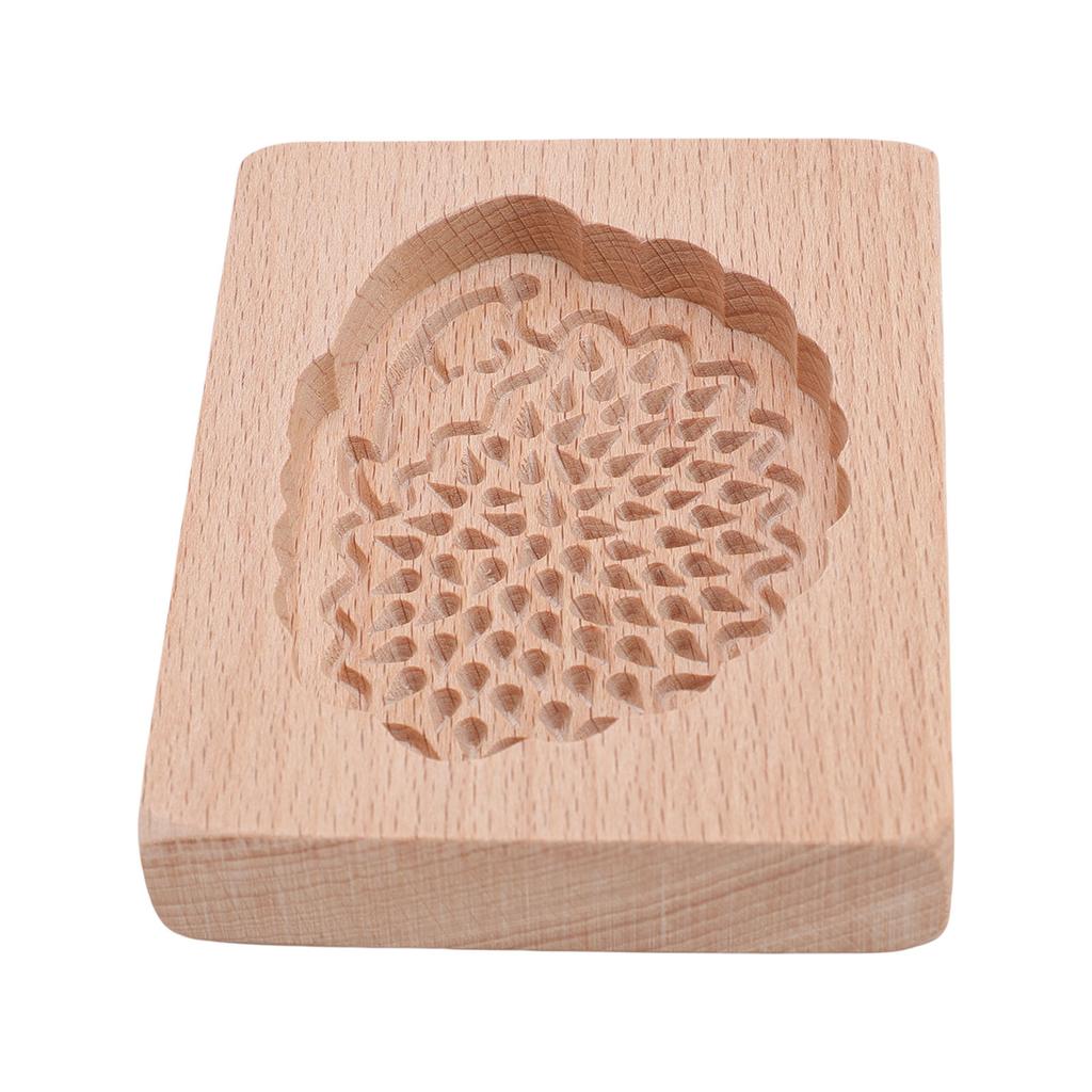 Carved Wooden Gingerbread Cookie Mold Biscuit Chocolate Press Mold 3D Baking Hedgehog Stamp Mould