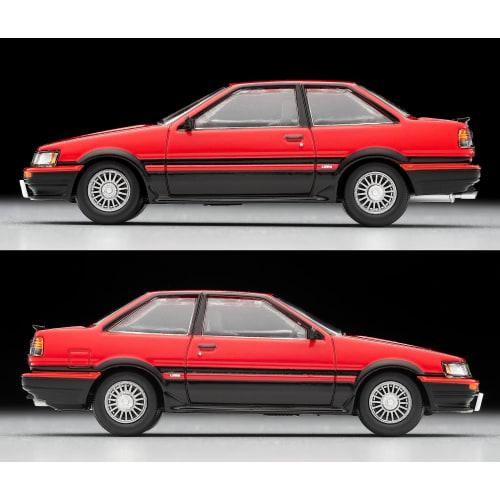 Tomytec Tomica Limited Vintage Neo 1/64 Scale LV-N304a Toyota Corolla Levin 2-Door GT-APEX 1985 Red/Black Finished Model