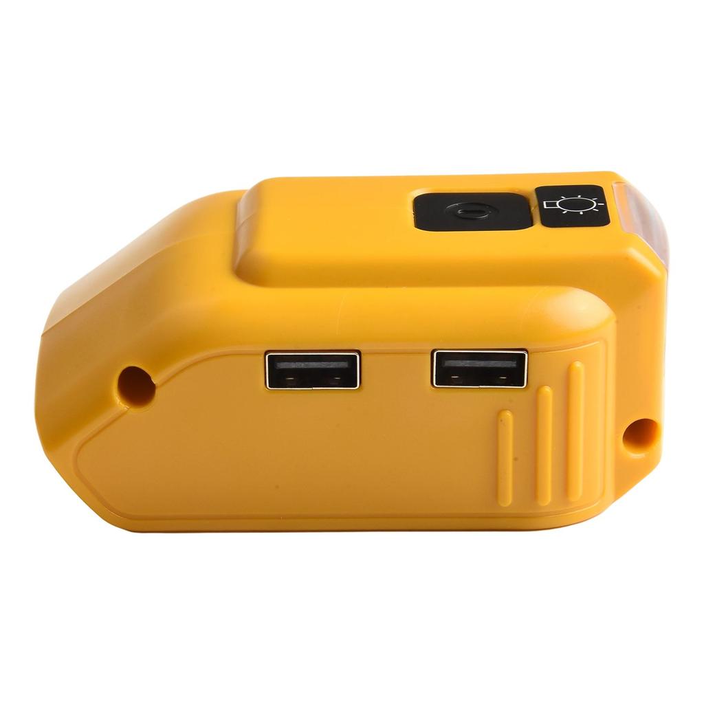 Adapter LED Light Working Lamp USB Power Bank For Li-ion Battery Charger DCB091 Battery Converter Lithium Battery Adapter Tools