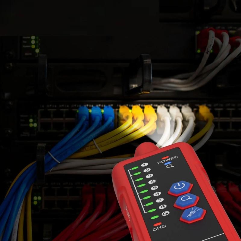 Advanced Underground Cable Tester with Multiple Functions Including Fault Diagnosis & Signal Strength Detection for RJ11