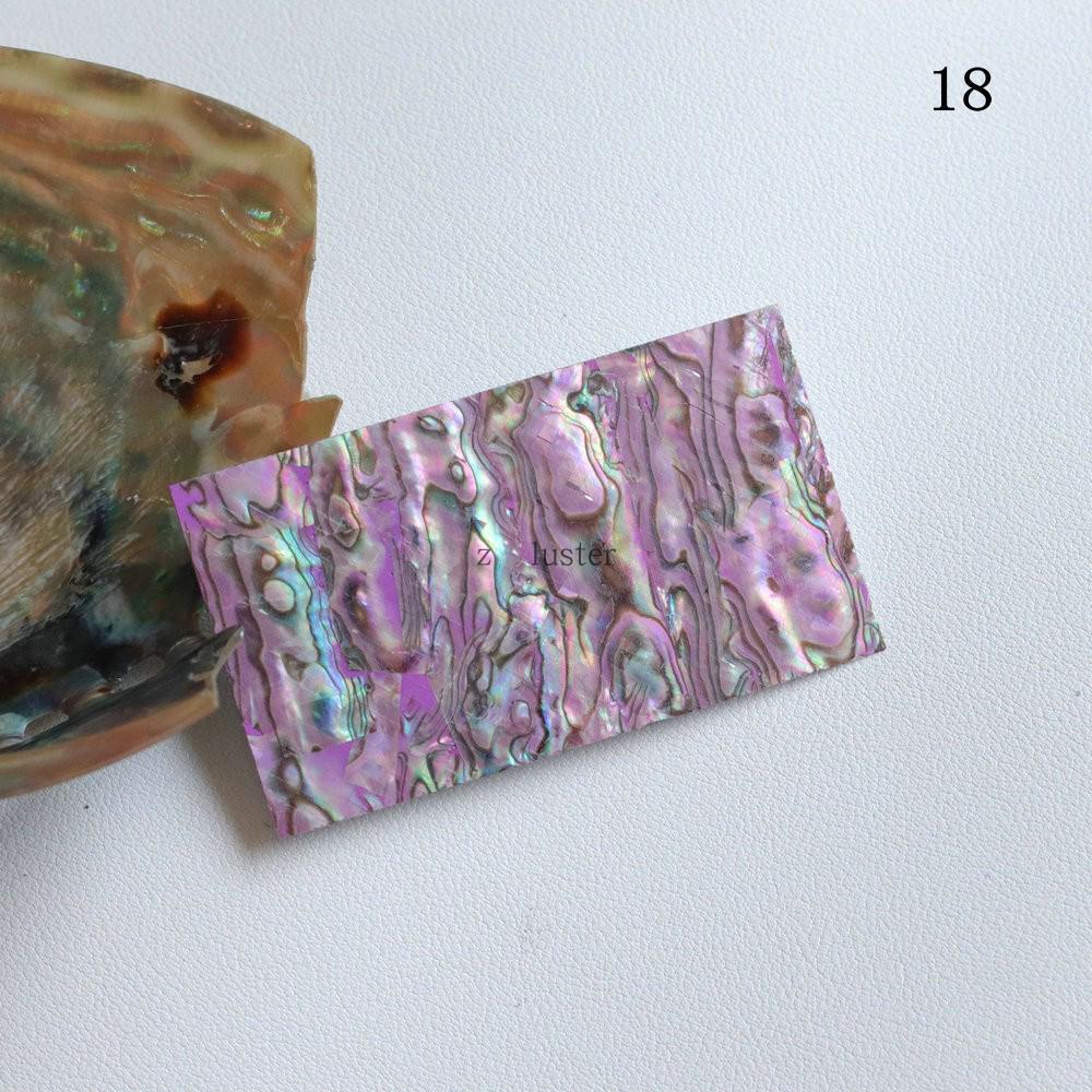 4x7cm Japanese Style Mother-of-Pearl Abalone Shell Nail Stickers with Adhesive, Colorful Patterns, Bendable Ornaments.