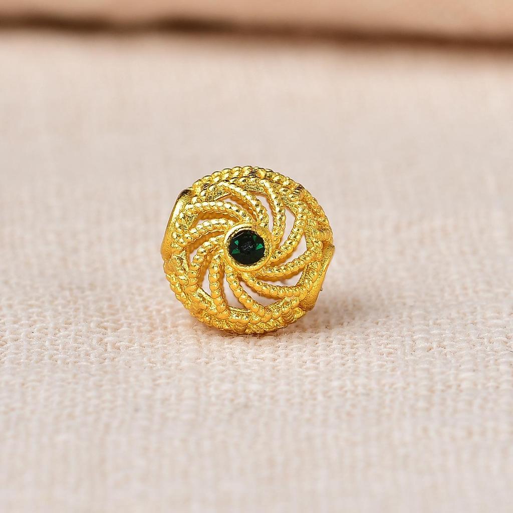 Vintage Gold Spacer Beads for DIY Bracelets & Necklaces – High-Grade Crystal Accessories with Strong Color Protection