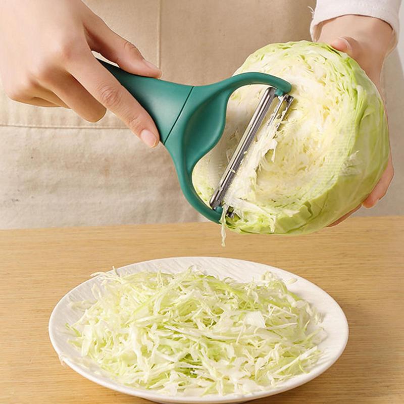 Cabbage Slicer Shredder Handheld Double-headed Potato Peeler Stainless Multi-function Vegetable Cucumber Chopper For Kitchen