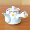Stylish stainless steel teapot with tea made in Arita ware built-in strainer, Japan, style, "Urara" U-type teapot, 400ml.