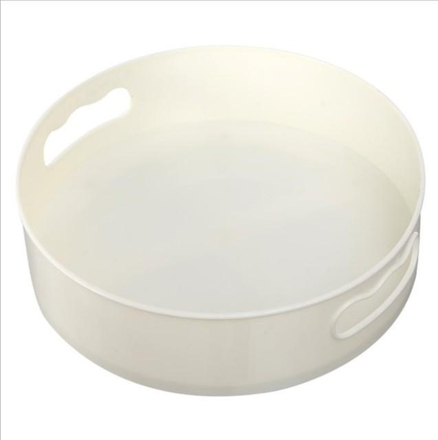 360 Rotation Non-Skid Spice Rack Pantry Cabinet Turntable with Wide Base Storage Bin Rotating Organizer for Kitchen Seasoning