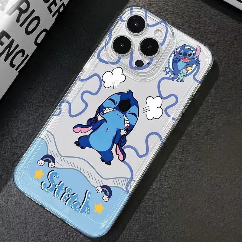 

Stitch Cartoon Silicone Case for iPhone 11/12 Pro/13/14 Pro/XS Max iPhone X/XS