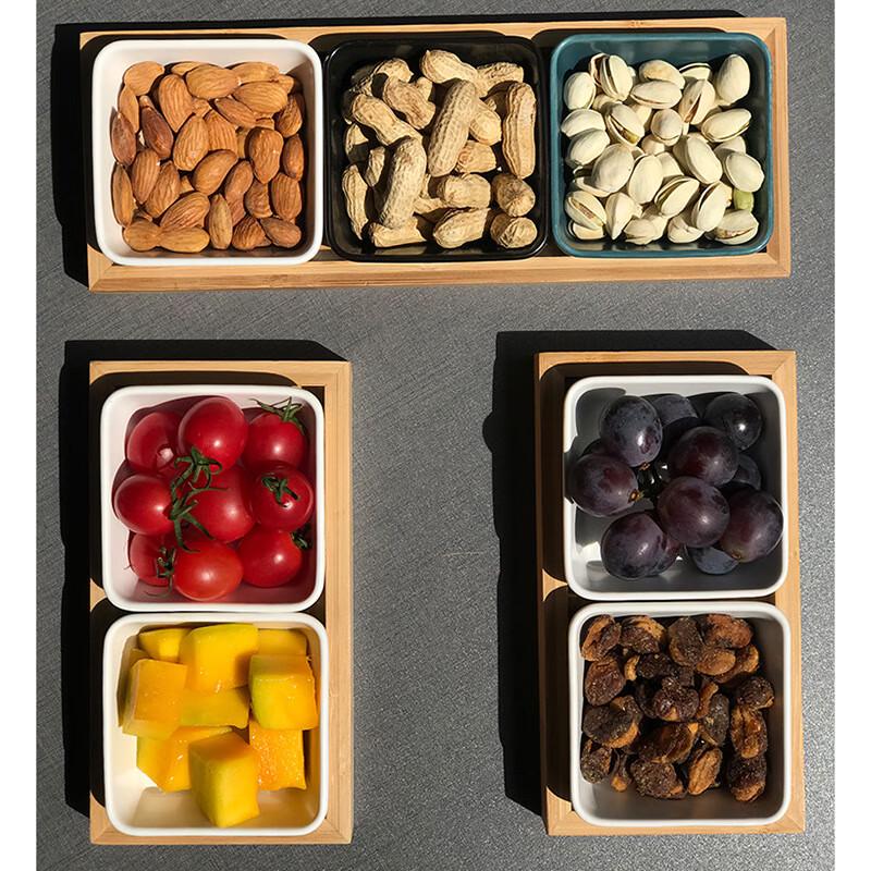 Bamboo Divided Serving Tray