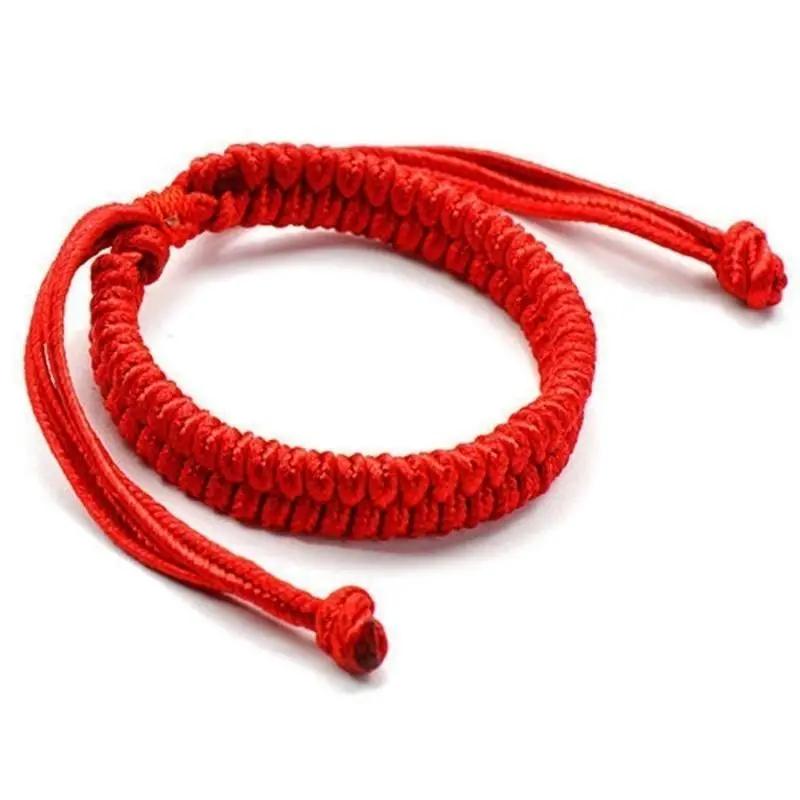 

4 шт. Китайский браслет из красной нити на удачу, успех и защиту, красивые благословения, оптовая продажа ювелирных изделий