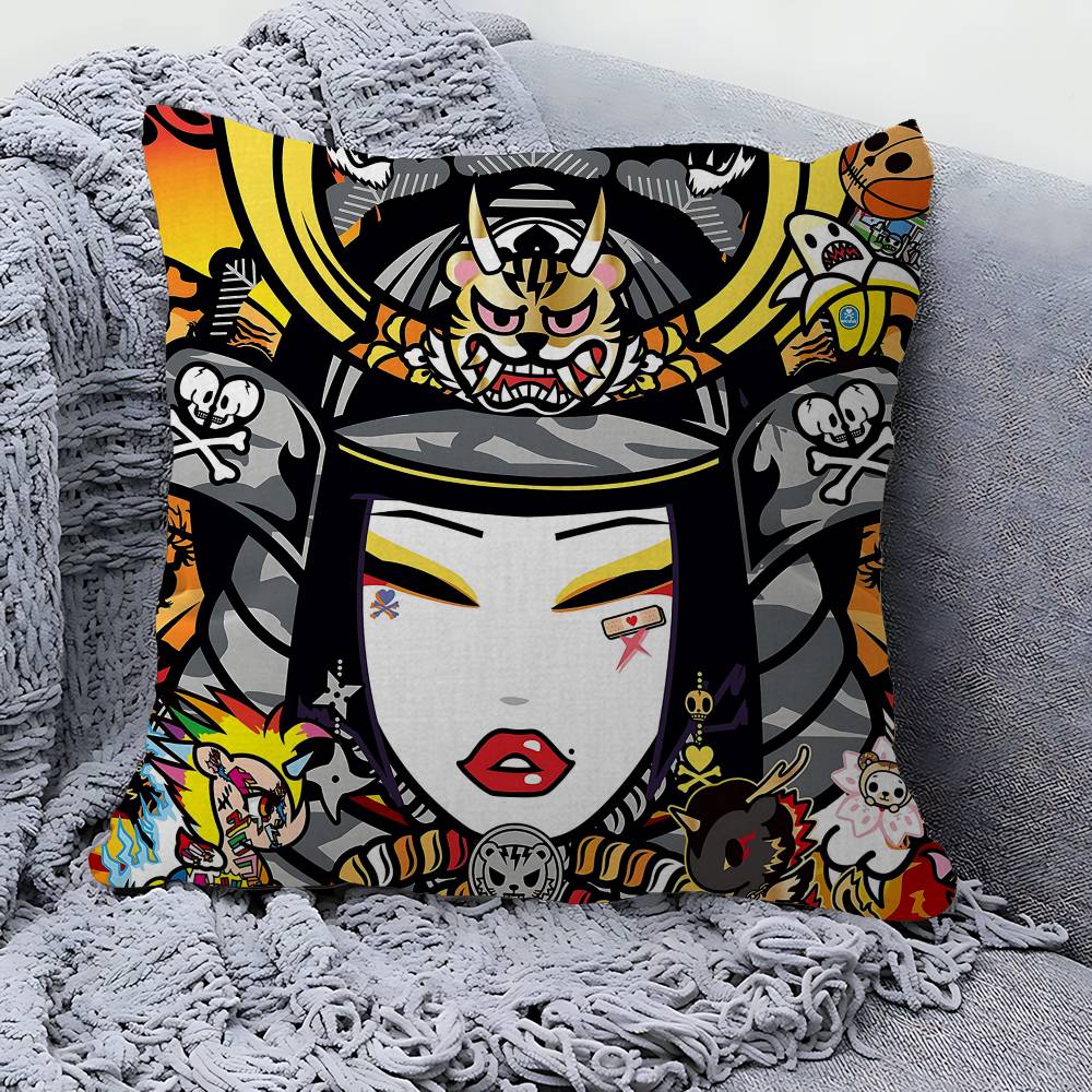 Japonia Anime T-Tokidokis Poszewka na Poduszkę Design Poszewka na Poduszkę Dekoracja Świąteczna Dekorati