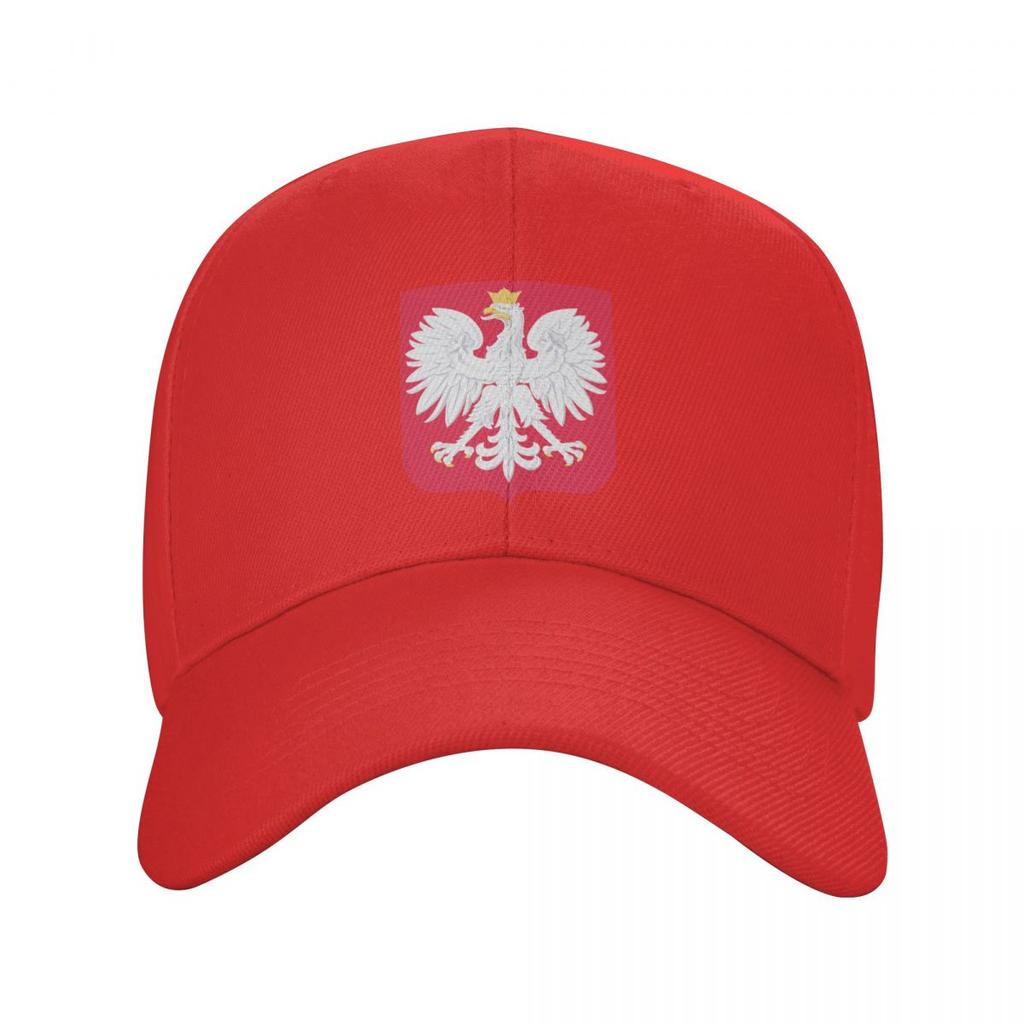 Personalized Coat Of Arms Of Poland Baseball Cap Unisex Women Breathable Polish Flag Dad Hat Outdoor