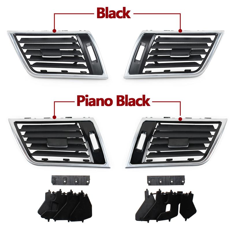 Front Left Right Air Conditioner Chromed AC Vent Grille Outlet Cover Replacement For Mercedes Benz W166 W292 ML GL GLE GLS Class