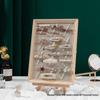 Solid Wood Jewelry & Hair Clip Display: Wall-Mounted Tray & Picture Frame