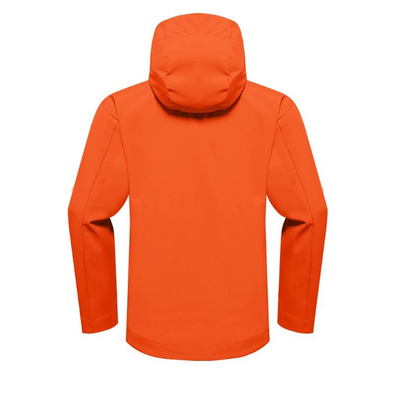 Leichte dünne einlagige winddichte wasserdichte atmungsaktive Hard-Shell-Jacke Unisex mit Kapuze durchgehend gefüttert für Outdoor-Radfahren Wandern