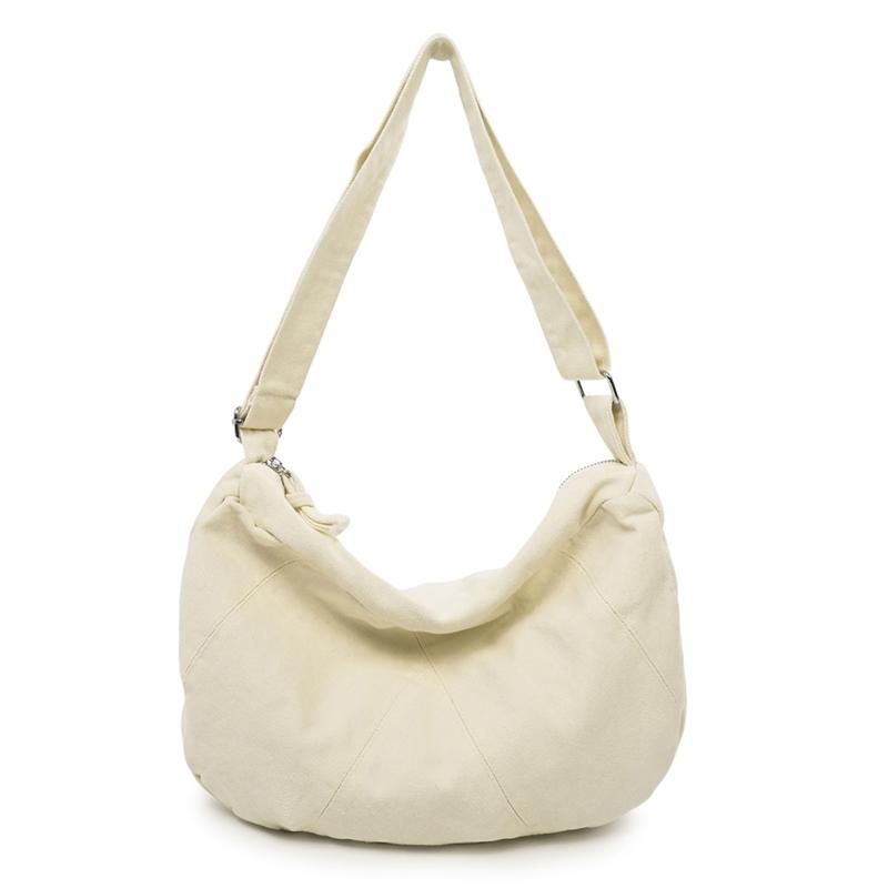 Borsa a Spalla in Tela Monocolore da Donna Unisex per Studenti Universitari Borsa a Tracolla per Ragazzo/Ragazza Borsa Quotidiana Casual per lo Shopping Borsa da Viaggio