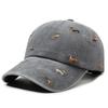 Casual Embroidery Puppy Baseball Cap Versatile Breathable Sunscreen Hats Uv Protection Peaked Cap For Leisure Outdoor