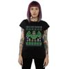 Marvel Womens/Ladies Hulk Want Presents Fair Isle Cotton T-Shirt
