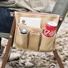 Outdoor Camping Chair Side Pocket Wear Resistance Portable Chair Armrest Hanging Bag Waterproof Camping Sundries Bag for Camping