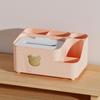 Desktop Tissue Box Compartment Organize Container Toilet Paper Decoration