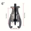 1-pack Three-jaw Code Puller Bearing Extractor Car Wheel Hub Removal Tool Multifunctional Triangular Bearing Puller Hand Tool