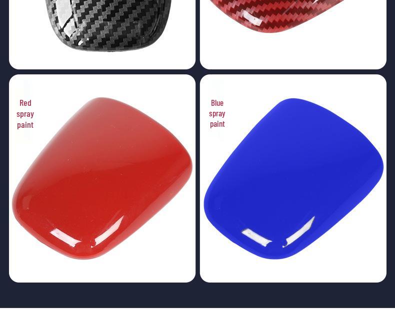 Dodge Challenger Gear Shift Knob Cover (2015-2021) - ABS Carbon Fiber Decorative Sticker