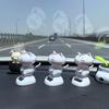 Bobble For Car Solar Dancing Cat Car Dashboard Ornaments Funny Decor For Auto Desk Office Home Vehicles Scooters Men Women