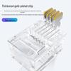 Shengwei RJ11 6P4C Gold-Plated Telephone Connectors (50-Pack)