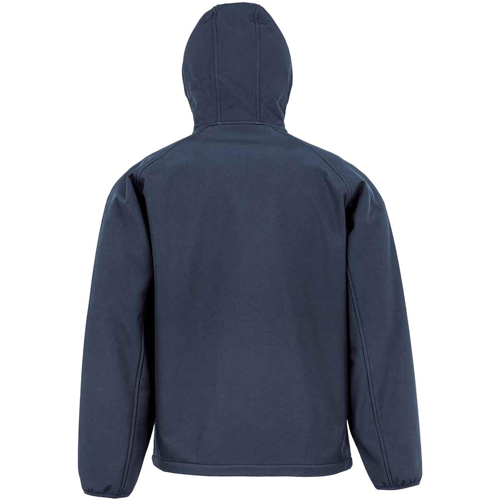 Result Mens Hooded 3 Layer Recycled Soft Shell Jacket