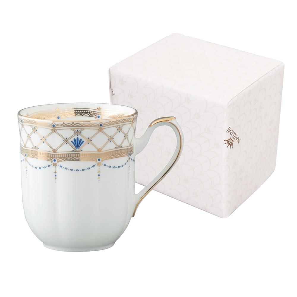 

NARUMI Prima Donna Made in and Perfect for Birthdays and Gift Boxed and Gift Product Mug, 300cc, Gold, Japan, Stylish, Gorgeous, Elegant, Gifts,