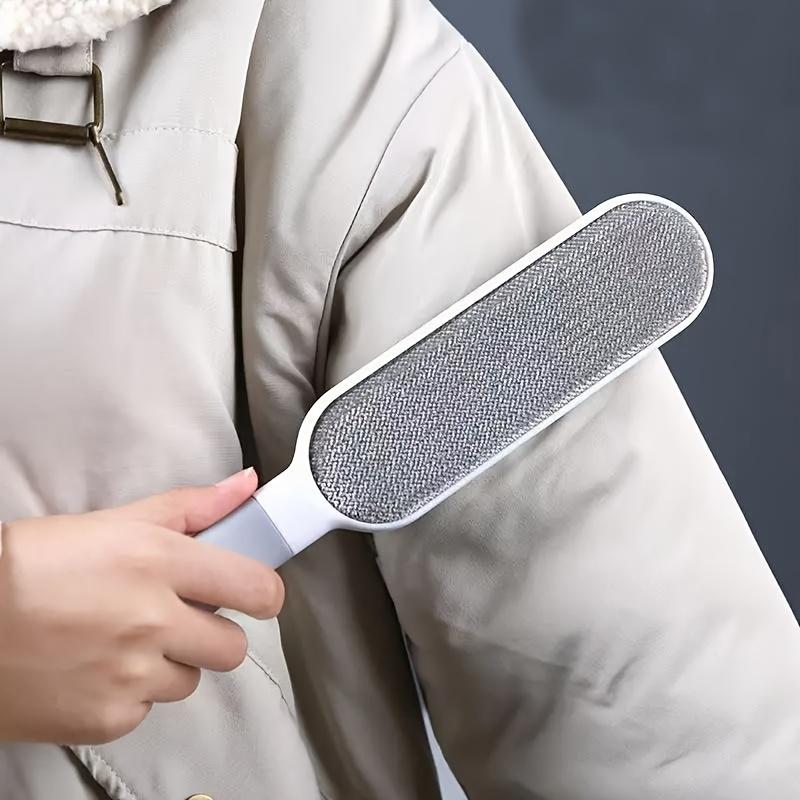 Reusable Lint Remover, Dual-Sided Pet Hair And Dust Brush, Manual Electrostatic Cleaning Tool, Durable Polypropylene, With No Electricity Needed