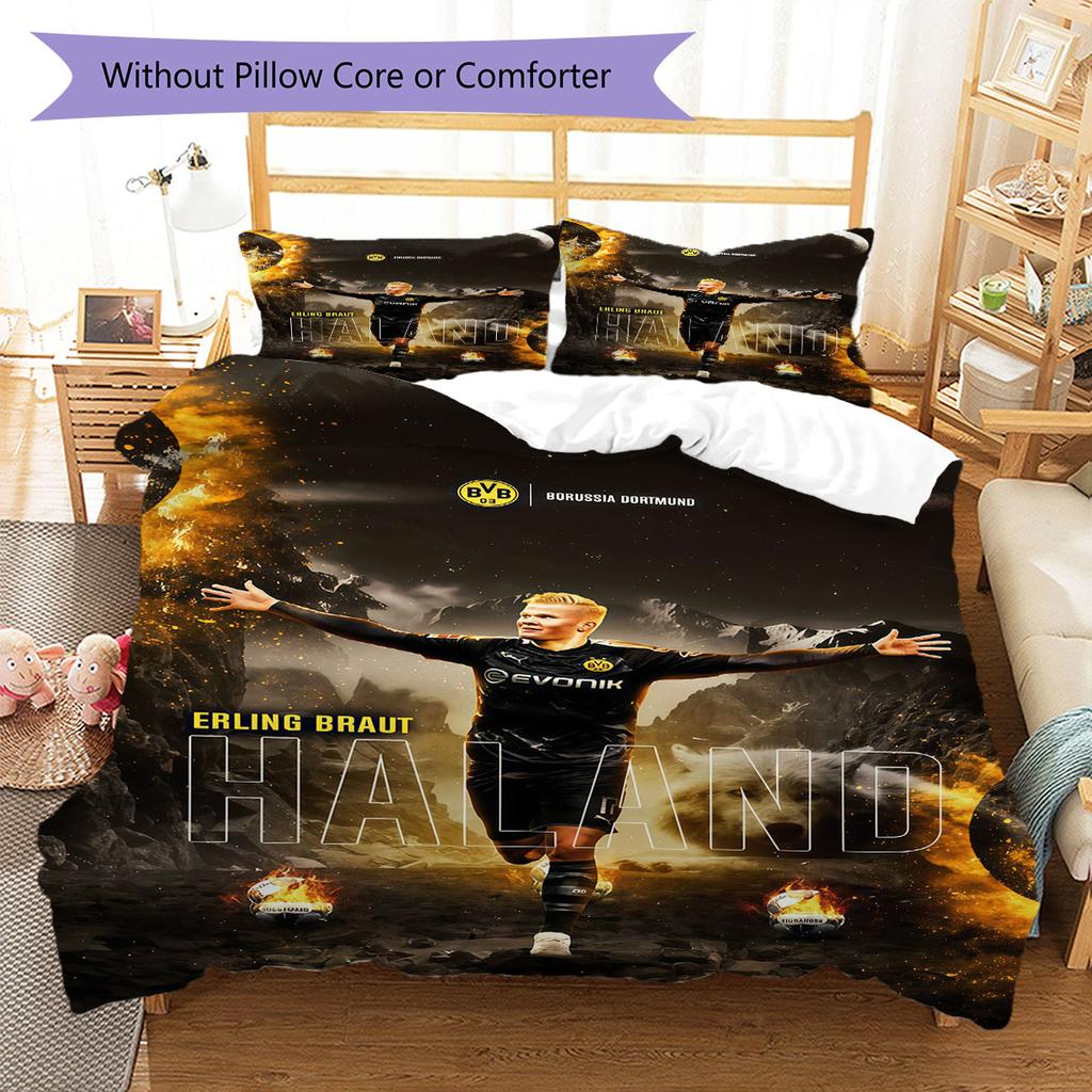 Vinicius Jr. Soul Bedding Quilt Set Quilt Cover Pillowcase Home Decoration Birthday Gift (1 * Duvet Cover + 2 * Pillowcase, Without Core)