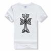 Armenian Coat of Arms with a Red Cross Background T-Shirt Funny T Shirt Cotton Ao Neck T-shirt Trendy Short Sleeve Top