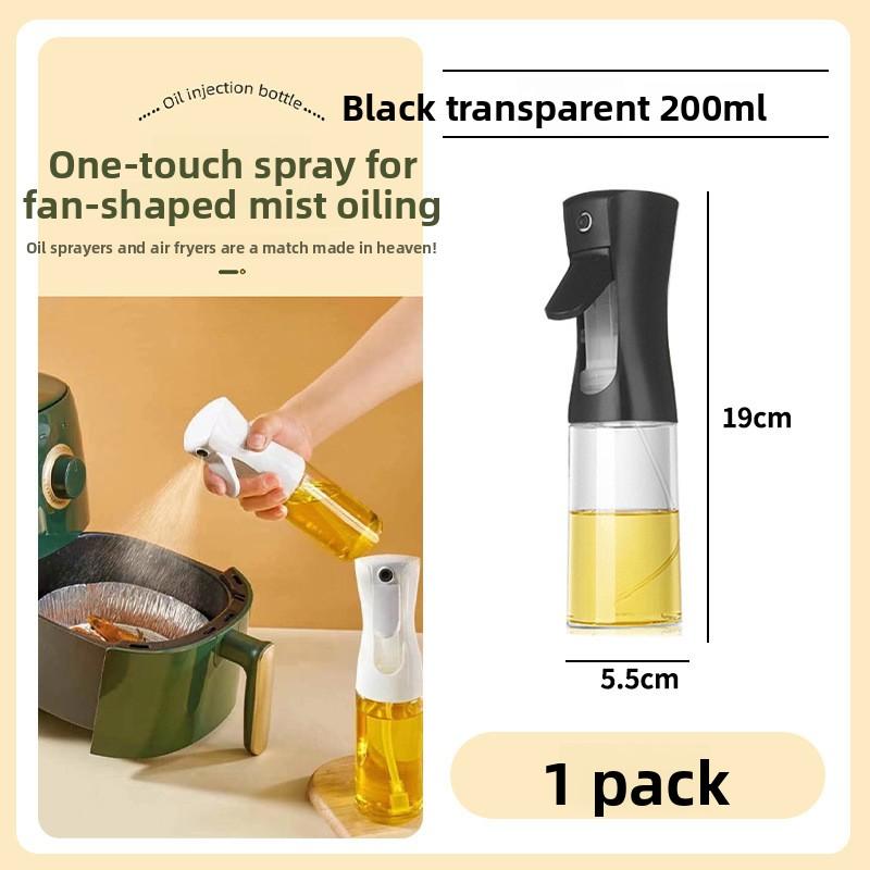 

Oil Spray Bottle, Barbecue Cooking Oil, Olive Oil Control Oil Spray Bottle, Pneumatic Kitchen Plastic Spray Bottle, Oil Spray Bottle Black[200ml]