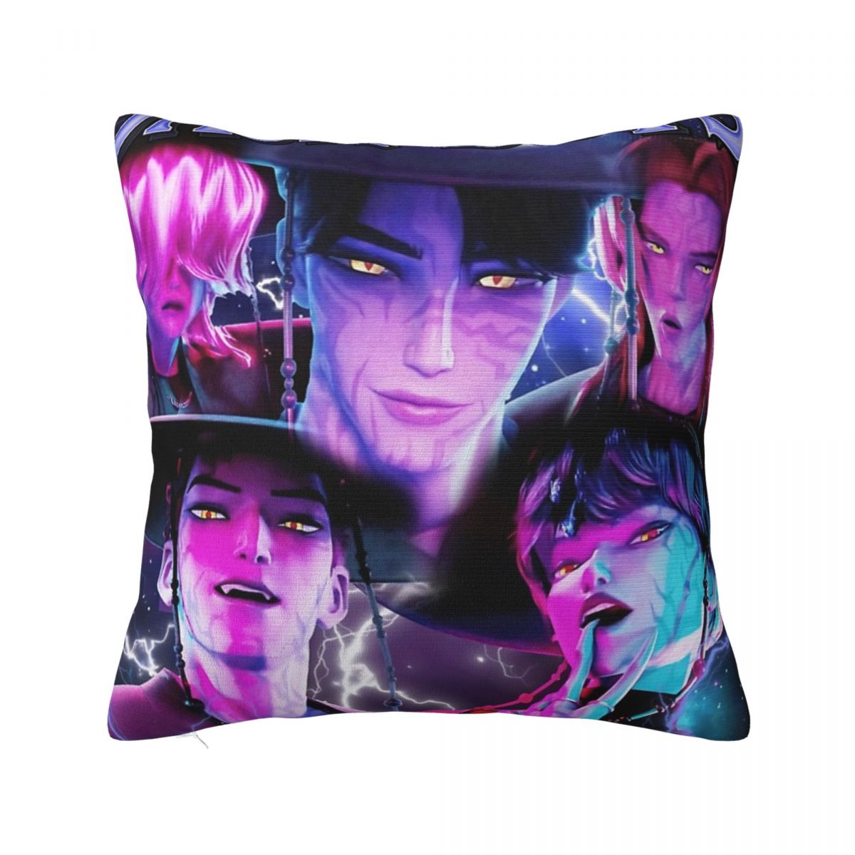 

Пиратский Saja Boys Kpop Охотники на демонов Наволочка Мягкий Полиэстер Наволочка-подушка в подарок Чехол для подушки Домашний Квадратный 40X40см 40x40cm 16x16in