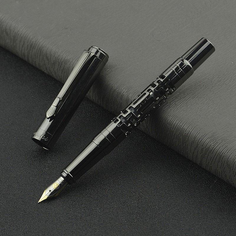 Retro Metall Füllfederhalter Nachfüllbare Tinte Elegant Geschenk zum Schreiben Schreibwaren Büro Schulbedarf