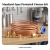 Pressure Gauge Line Kit Leakleak-Proof Hardware Coiled for Mechanics