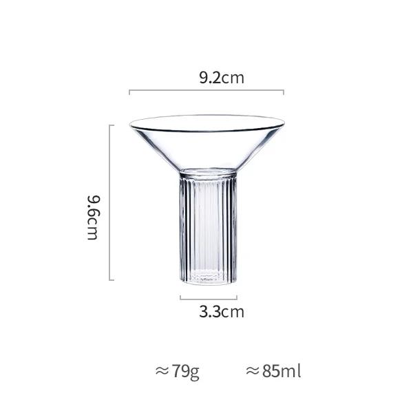 Margarita Cocktail Glass/Champagne Glass/Wedding Party Wine Glasses/Bar Tool/High Borosilicate Glass Cup 1PCS