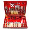 80 pièces Ensemble d'outils de sculpture culinaires pratiques pour chef Décoration de garniture de fruits et légumes Couteau de gravure alimentaire Outil d'art Outils de cuisine