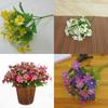 Lifelike Artificial Chrysanthemum Bouquet With 28 Daisy Heads For Home And Party Decor