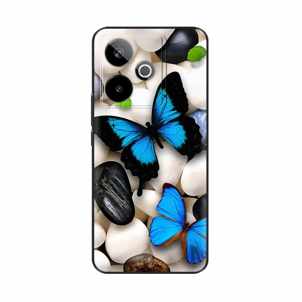 For Realme GT 7 Case Silicone Soft TPU Phone Back Cover For Realme GT 7T Case Cute Cartoon Cases For Oppo Realme GT7 Fundas Bags