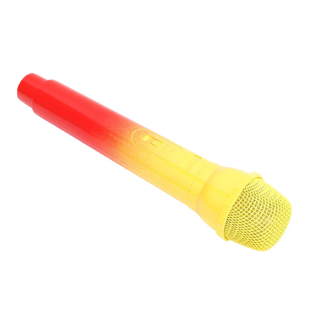 Realistic Microphone Gradient Color Lightweight Plastic Mic Prop for Speech Training Costume Prop
