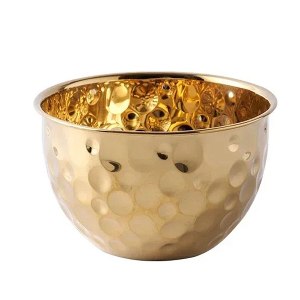 Verdickte Obstschale Edelstahl Obstausstellungsplatte Eiertopf Salatteller Küche