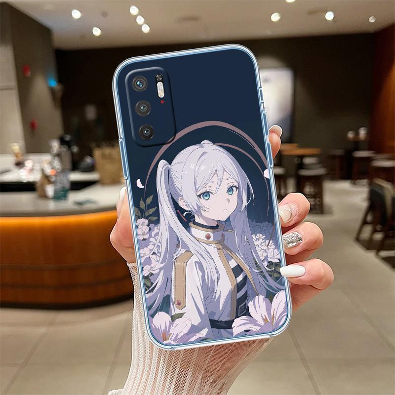

NH21 F-Frieren Transparent Phone Case for Motorola Moto G7 G8 G9 G84 G85 G73 G24 G15 Z2 Play Power Plus Motorola Moto G24 Power