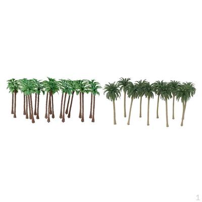 4 Model Tree Artificial Coconut Palm Trees Rainforest Scenery